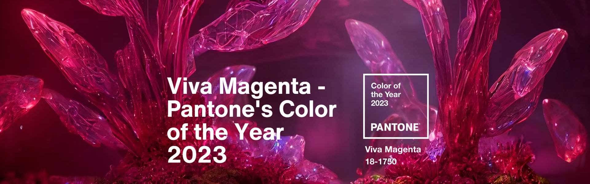 Pantone colour of the year 2023 Viva Magenta