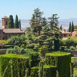 Italian monastery garden monastery garden